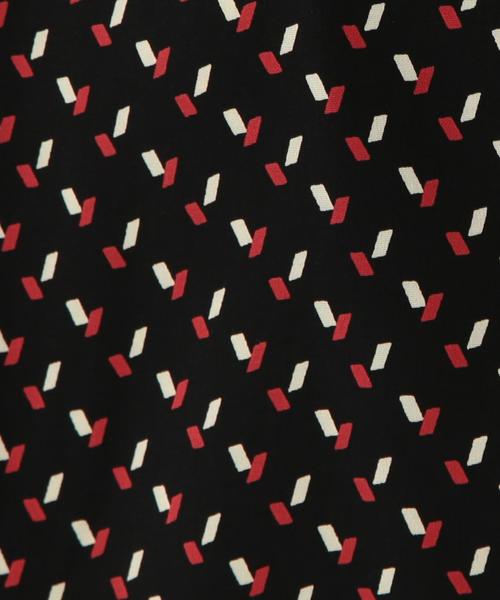 Another Edition（アナザーエディション）の「プリントトリミングシャツ/ AEMFC PRT TRM  SHT●（シャツ/ブラウス・レディース・ブラック/ベージュ・フリー）」の12枚目の写真