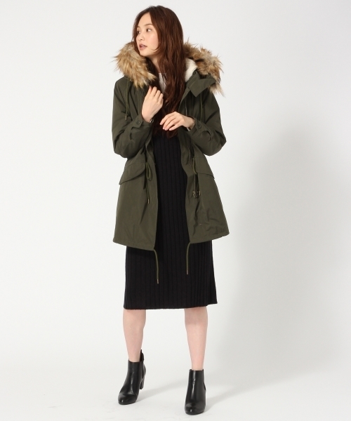 GLOBAL WORK(グローバルワーク)の「2セットニットキャミワンピース/726113(ワンピース・レディース・グレー/ベージュ/ネイビー・LARGE/MEDIUM)」の4枚目の写真