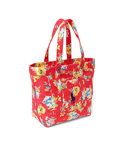 POLO RALPH LAUREN（ポロ ラルフ ローレン）の「Big Pony キャンバス トート（トートバッグ・レディース・レッド系その他・ONE SIZE）」の4枚目の写真