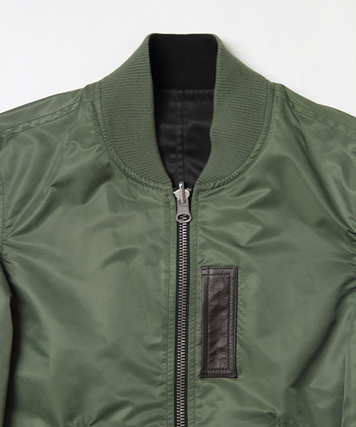 JACKROSE（ジャックローズ）の「リバーシブルMA-1（MA-1・メンズ・ブラック/カーキ・L/M/XL）」の16枚目の写真