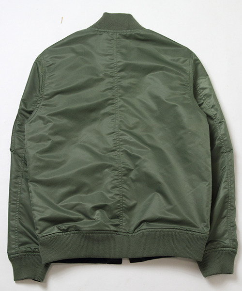 JACKROSE（ジャックローズ）の「リバーシブルMA-1（MA-1・メンズ・ブラック/カーキ・L/M/XL）」の18枚目の写真