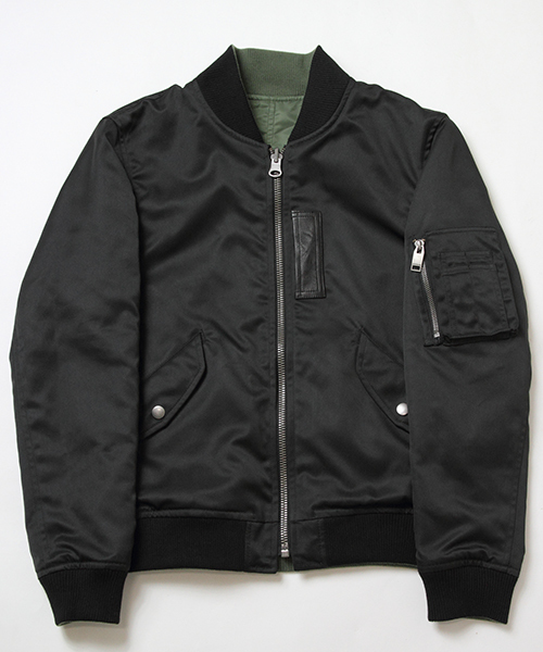 JACKROSE（ジャックローズ）の「リバーシブルMA-1（MA-1・メンズ・ブラック/カーキ・L/M/XL）」の19枚目の写真