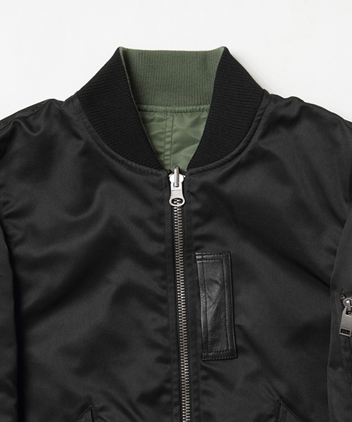 JACKROSE（ジャックローズ）の「リバーシブルMA-1（MA-1・メンズ・ブラック/カーキ・L/M/XL）」の20枚目の写真