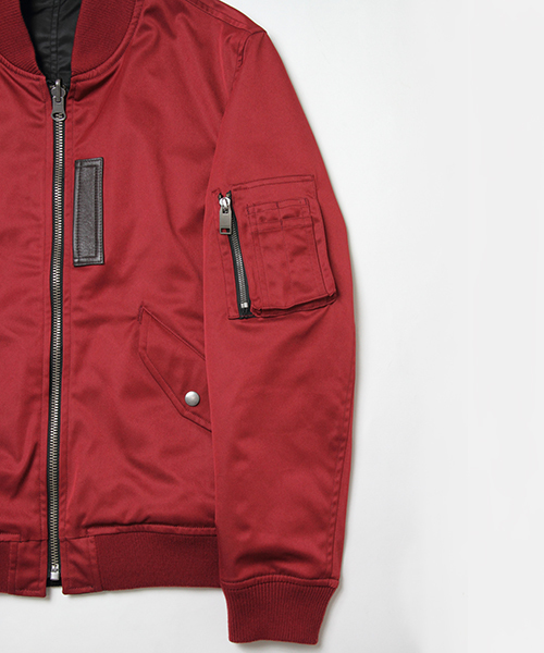 JACKROSE（ジャックローズ）の「リバーシブルMA-1（MA-1・メンズ・ブラック/カーキ・L/M/XL）」の13枚目の写真