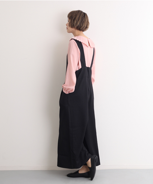 merlot plus(メルロープリュス)の「プリーツピエロ襟ブラウス2300(シャツ/ブラウス・レディース・アイボリー/ブラック/ピンク・FREE)」の16枚目の写真