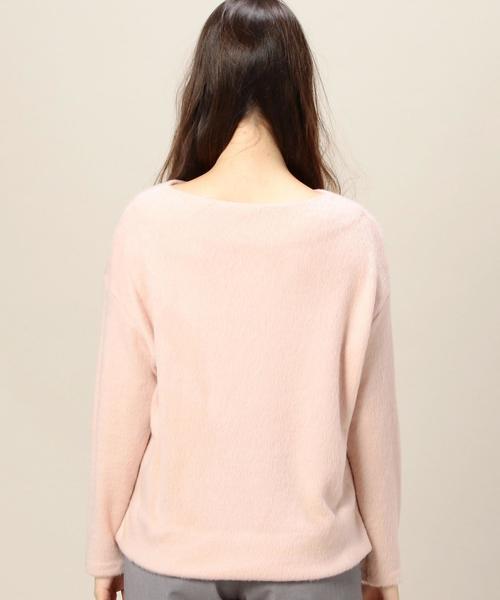 BEAUTY&YOUTH UNITED ARROWS（ビューティーアンドユースユナイテッドアローズ）の「BY ビーバーボートネックワイドプルオーバー◆（Tシャツ/カットソー・レディース・ライトグレー/ナチュラル/ライトピンク/オレンジ系その他・FREE）」の17枚目の写真