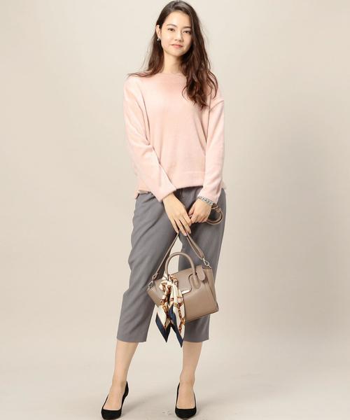 BEAUTY&YOUTH UNITED ARROWS（ビューティーアンドユースユナイテッドアローズ）の「BY ビーバーボートネックワイドプルオーバー◆（Tシャツ/カットソー・レディース・ライトグレー/ナチュラル/ライトピンク/オレンジ系その他・FREE）」の12枚目の写真