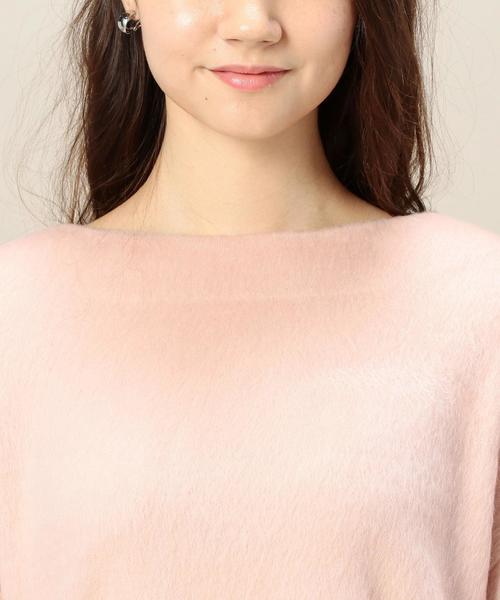 BEAUTY&YOUTH UNITED ARROWS（ビューティーアンドユースユナイテッドアローズ）の「BY ビーバーボートネックワイドプルオーバー◆（Tシャツ/カットソー・レディース・ライトグレー/ナチュラル/ライトピンク/オレンジ系その他・FREE）」の13枚目の写真