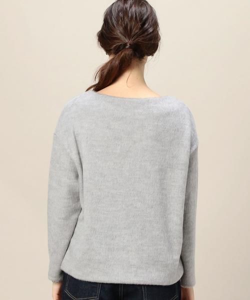 BEAUTY&YOUTH UNITED ARROWS（ビューティーアンドユースユナイテッドアローズ）の「BY ビーバーボートネックワイドプルオーバー◆（Tシャツ/カットソー・レディース・ライトグレー/ナチュラル/ライトピンク/オレンジ系その他・FREE）」の16枚目の写真