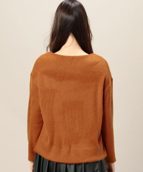 BEAUTY&YOUTH UNITED ARROWS（ビューティーアンドユースユナイテッドアローズ）の「BY ビーバーボートネックワイドプルオーバー◆（Tシャツ/カットソー・レディース・ライトグレー/ナチュラル/ライトピンク/オレンジ系その他・FREE）」の8枚目の写真