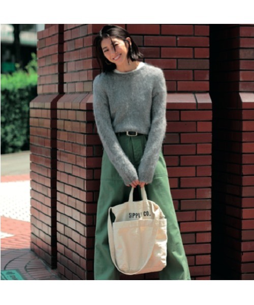 TODAYFUL（トゥデイフル）の「LOGOショルダーバッグ（ショルダーバッグ・レディース・オフホワイト/ネイビー/カーキ・FREE）」の6枚目の写真