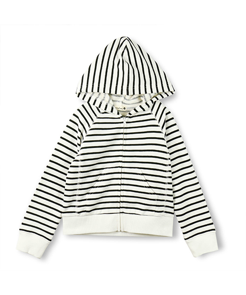 BRANSHES（ブランシェス）の「シンプルミニ裏毛長袖パーカー（パーカー・キッズ・ブラック/杢グレー・90cm/120cm/130cm/100cm/150cm/80ｃｍ/140cm/110cm）」の10枚目の写真