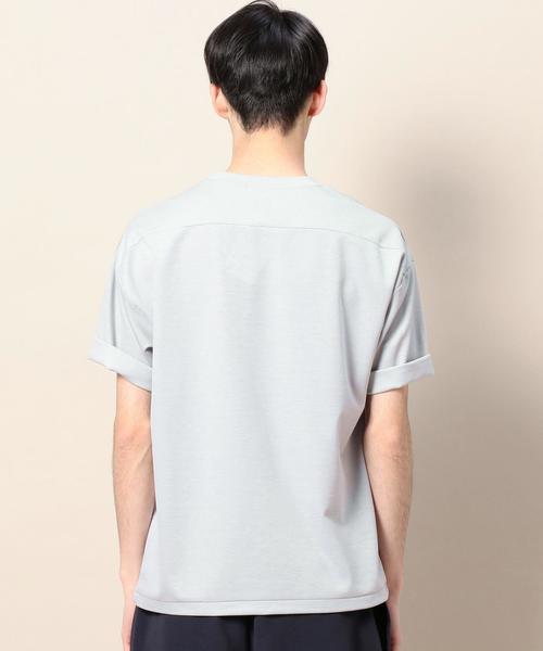 BEAUTY&YOUTH UNITED ARROWS（ビューティーアンドユースユナイテッドアローズ）の「BY ポンチ ワイドフォルム カットソー -MADE IN JAPAN- ： ◆（Tシャツ/カットソー・メンズ・ライトグレー/レッド/ライム/ロイヤルブルー・LARGE/SMALL/X-LARGE/MEDIUM）」の5枚目の写真