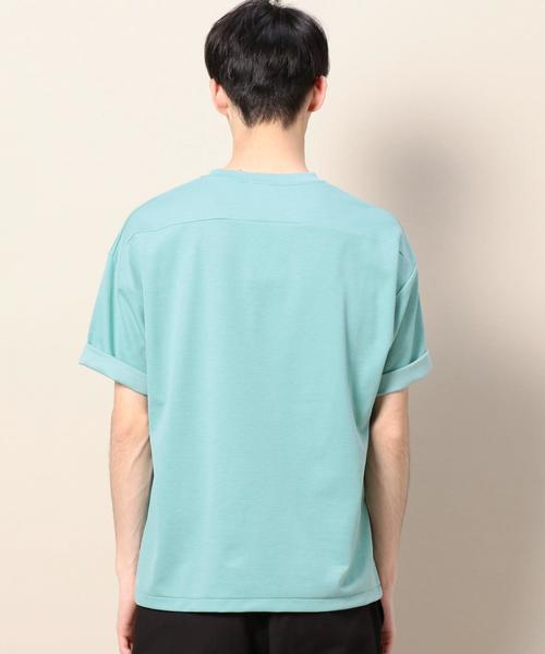 BEAUTY&YOUTH UNITED ARROWS（ビューティーアンドユースユナイテッドアローズ）の「BY ポンチ ワイドフォルム カットソー -MADE IN JAPAN- ： ◆（Tシャツ/カットソー・メンズ・ライトグレー/レッド/ライム/ロイヤルブルー・LARGE/SMALL/X-LARGE/MEDIUM）」の12枚目の写真