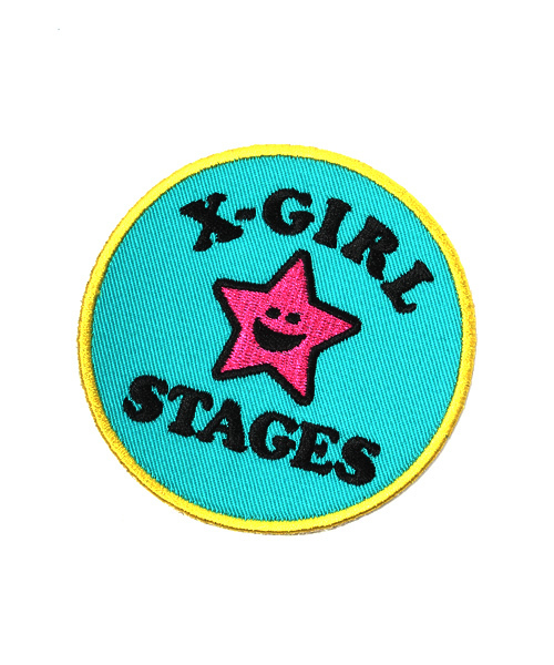 X-girl Stages（エックスガールステージス）の「STAR PATCH（その他小物・キッズ・ホワイト/グリーン・ONE SIZE）」の2枚目の写真