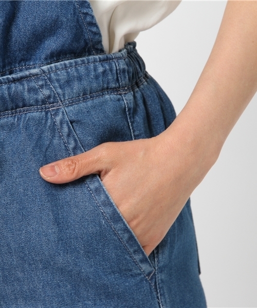 LBC（エルビーシー）の「セパレートサロペット                    （サロペット/オーバーオール・レディース・ブルー系その他/ライトブルー・MEDIUM/SMALL/LARGE）」の8枚目の写真