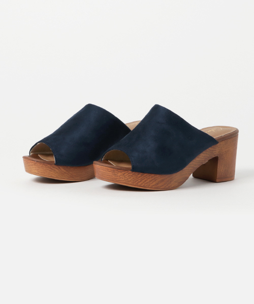 laboratory work（ラボラトリーワーク）の「スエードサンダル（サンダル・レディース・ネイビー/ブラウン/レッド・MEDIUM/LARGE）」の3枚目の写真