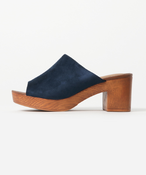 laboratory work（ラボラトリーワーク）の「スエードサンダル（サンダル・レディース・ネイビー/ブラウン/レッド・MEDIUM/LARGE）」の4枚目の写真