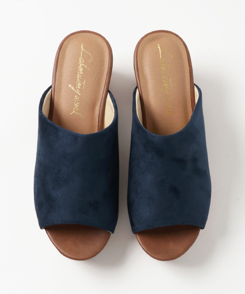 laboratory work（ラボラトリーワーク）の「スエードサンダル（サンダル・レディース・ネイビー/ブラウン/レッド・MEDIUM/LARGE）」の7枚目の写真