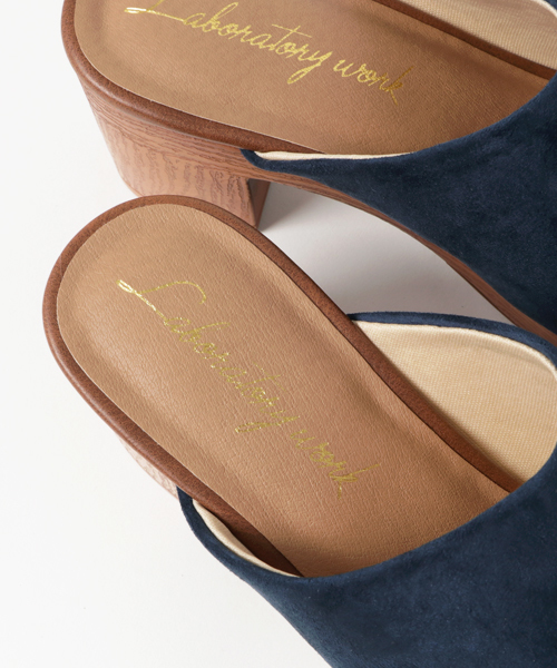 laboratory work（ラボラトリーワーク）の「スエードサンダル（サンダル・レディース・ネイビー/ブラウン/レッド・MEDIUM/LARGE）」の8枚目の写真