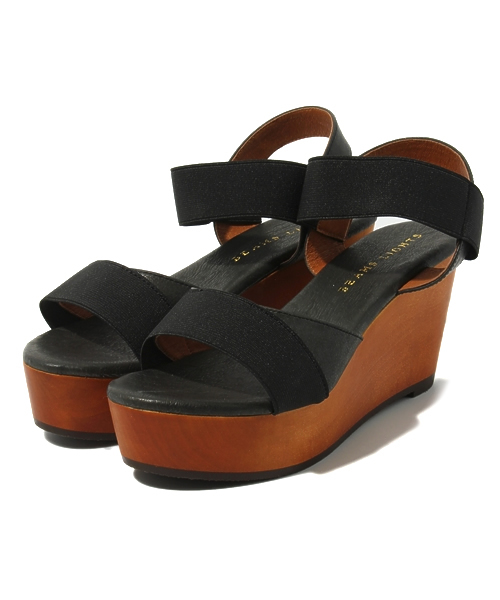 BEAMS LIGHTS Women's（ビームスライツ ウィメンズ）の「○BEAMS LIGHTS / ウッドウェッジサンダル（サンダル・レディース・グレー/ブラック/ベージュ/ブラック系その他・36/37/38/38.5）」の12枚目の写真