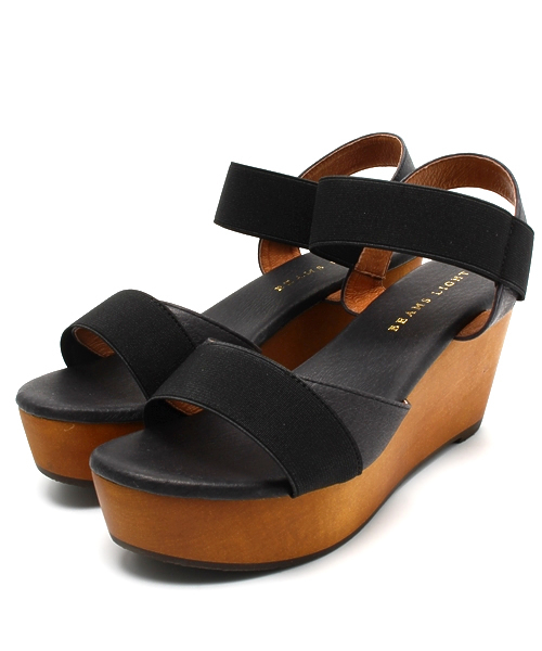 BEAMS LIGHTS Women's（ビームスライツ ウィメンズ）の「○BEAMS LIGHTS / ウッドウェッジサンダル（サンダル・レディース・グレー/ブラック/ベージュ/ブラック系その他・36/37/38/38.5）」の13枚目の写真