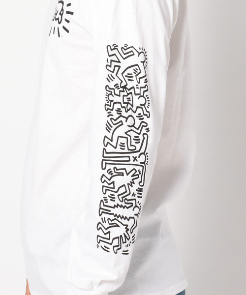 SHIPS JET BLUE（シップスジェットブルー）の「SHIPS JET BLUE: Keith Haring グラフィックTシャツ2（Tシャツ/カットソー・メンズ・オフホワイト・SMALL/X-LARGE）」の8枚目の写真