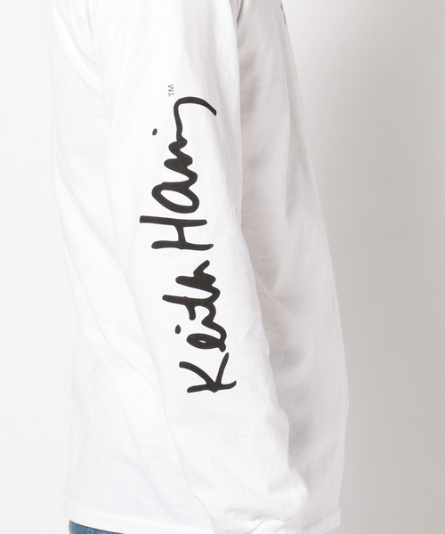 SHIPS JET BLUE（シップスジェットブルー）の「SHIPS JET BLUE: Keith Haring グラフィックTシャツ2（Tシャツ/カットソー・メンズ・オフホワイト・SMALL/X-LARGE）」の10枚目の写真