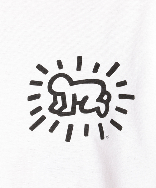 SHIPS JET BLUE（シップスジェットブルー）の「SHIPS JET BLUE: Keith Haring グラフィックTシャツ2（Tシャツ/カットソー・メンズ・オフホワイト・SMALL/X-LARGE）」の9枚目の写真