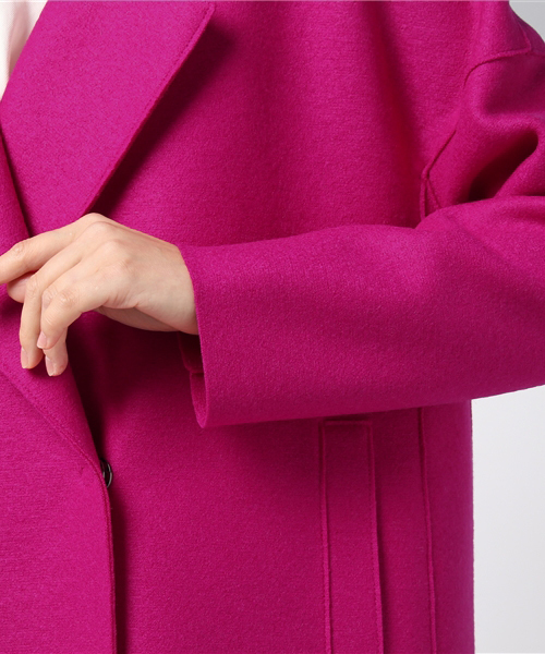 ハリスワーフロンドン HARRIS WHARF LONDON ピンク コート HARRIS WHARF LONDON（ハリスワーフロンドン）の「HARRIS WHARF LONDON