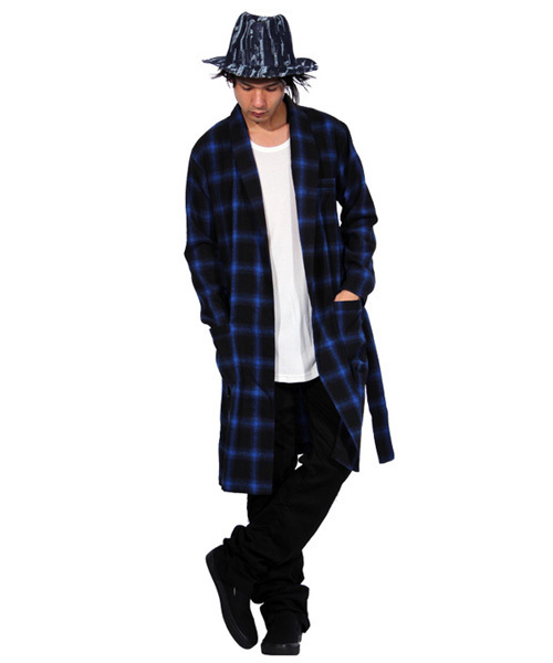 ８(eight)（エイト）の「デニム ツバ広 中折れ ハット クラッシュ（ハット・メンズ・インディゴブルー・FREE）」の8枚目の写真