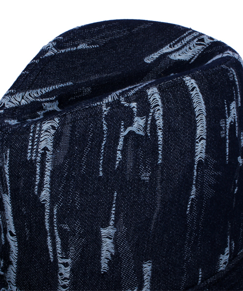 ８(eight)（エイト）の「デニム ツバ広 中折れ ハット クラッシュ（ハット・メンズ・インディゴブルー・FREE）」の16枚目の写真