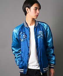 LUDI（ルディ）の「インディゴ染めスカジャン ブルゾン（ブルゾン