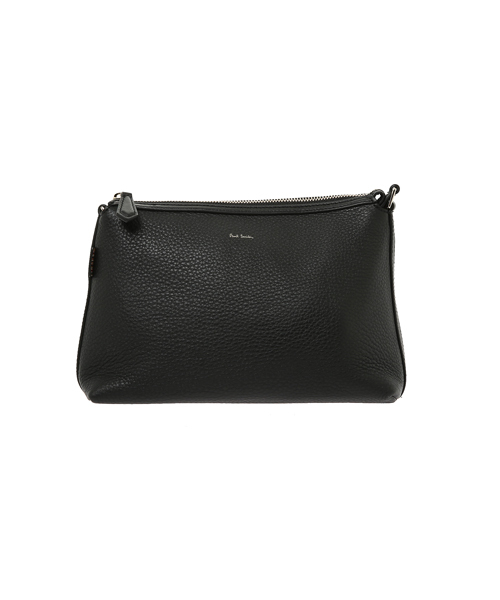 希少♡がま口♡パイソン♡ポールスミス レザー ショルダーバッグ ブラック 希少♡がま口♡パイソン♡ポールスミス レザー ショルダーバッグ ブラック