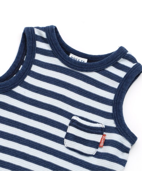 BREEZE（ブリーズ）の「レイヤード用タンクトップ（タンクトップ・キッズ・グレー/ブラック/ブルー・140/80/100/120/90/110/130）」の7枚目の写真