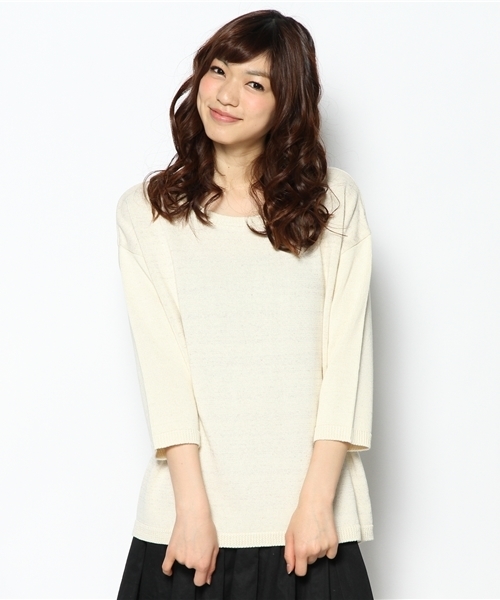 Another Edition（アナザーエディション）の「AE 8GG テンジク PO（ニット/セーター・レディース・ピンク/コバルトブルー/オフホワイト/ライトグレー・フリー）」の11枚目の写真