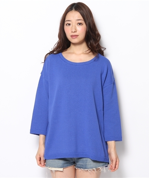 Another Edition（アナザーエディション）の「AE 8GG テンジク PO（ニット/セーター・レディース・ピンク/コバルトブルー/オフホワイト/ライトグレー・フリー）」の5枚目の写真