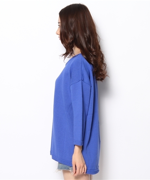 Another Edition（アナザーエディション）の「AE 8GG テンジク PO（ニット/セーター・レディース・ピンク/コバルトブルー/オフホワイト/ライトグレー・フリー）」の6枚目の写真