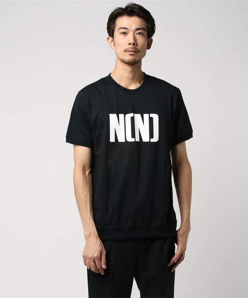 NUMBER (N)INE」 スウェットカットソー 3 ブラック メンズ NUMBER (N 