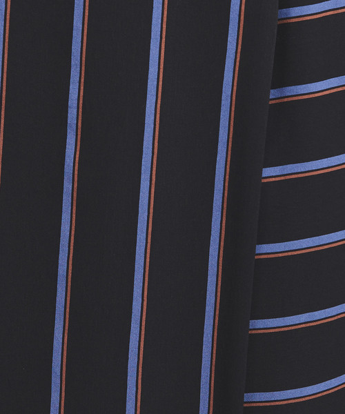 UNITED ARROWS（ユナイテッドアローズ）の「UBCB R/N パネルストライプ ラップスカート ◆（スカート・レディース・ブラック/ワインレッド・34/40/36/38）」の14枚目の写真