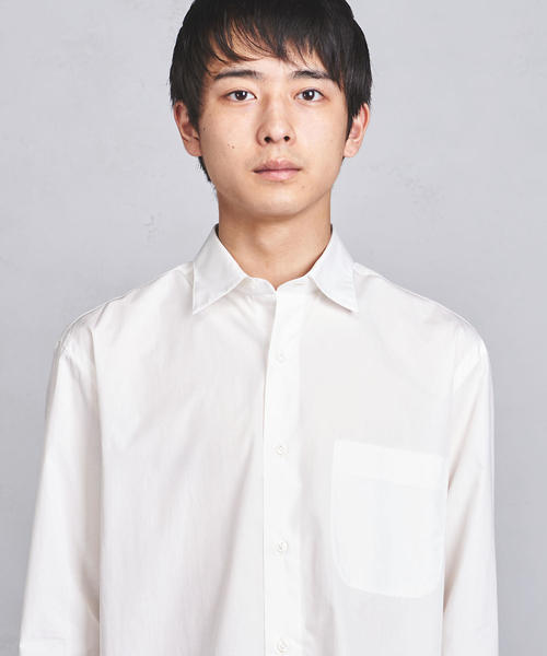 Salvatore Piccolo（サルヴァトーレピッコロ）の「＜Salvatore Piccolo（サルヴァトーレ ピッコロ）＞ POP RELAX WD（シャツ/ブラウス・メンズ・ホワイト・41cm/39cm/37cm）」の7枚目の写真