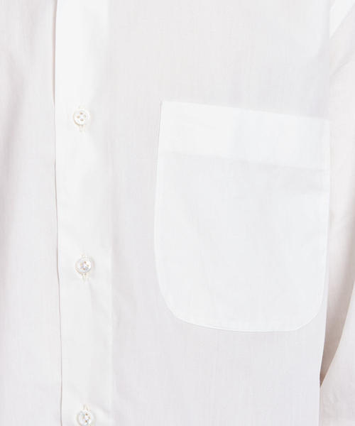 Salvatore Piccolo（サルヴァトーレピッコロ）の「＜Salvatore Piccolo（サルヴァトーレ ピッコロ）＞ POP RELAX WD（シャツ/ブラウス・メンズ・ホワイト・41cm/39cm/37cm）」の4枚目の写真