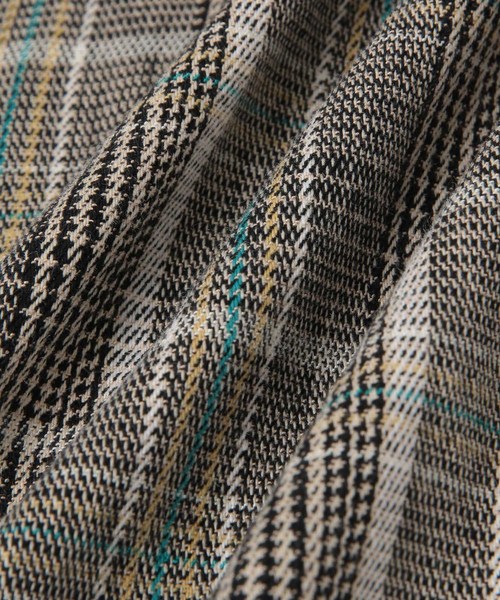 ADAM ET ROPE'（アダムエロペ）の「DEVEAUX チェック長袖シャツブルゾン（シャツ/ブラウス・メンズ・ベージュ/グレー・M/L）」の6枚目の写真