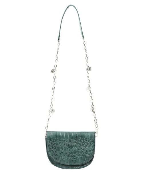 MURUA（ムルーア）の「ミックスチェーンミニBAG（ショルダーバッグ・レディース・ブラック/グリーン/パープル・FREE）」の2枚目の写真