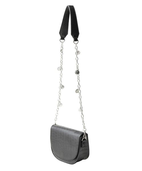 MURUA（ムルーア）の「ミックスチェーンミニBAG（ショルダーバッグ・レディース・ブラック/グリーン/パープル・FREE）」の6枚目の写真