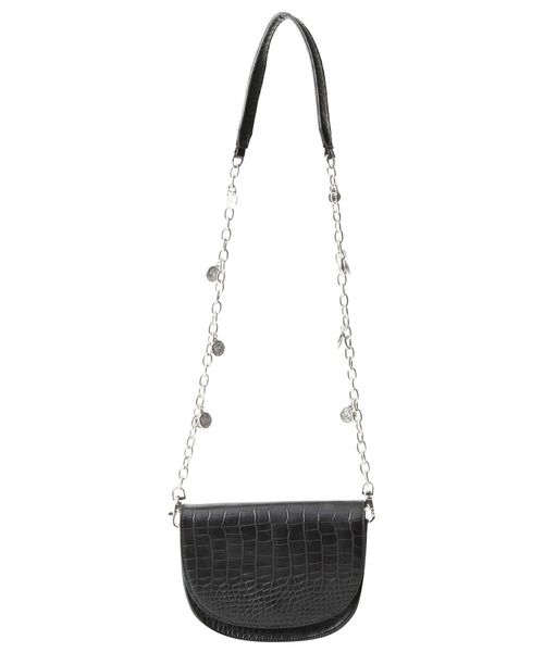 MURUA（ムルーア）の「ミックスチェーンミニBAG（ショルダーバッグ・レディース・ブラック/グリーン/パープル・FREE）」の16枚目の写真