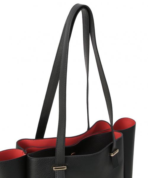 GLOBAL WORK（グローバルワーク）の「ポーチツキトート/819330（トートバッグ・レディース・ベージュ/パープル系その他5/オフホワイト/ブラック・FREE）」の8枚目の写真