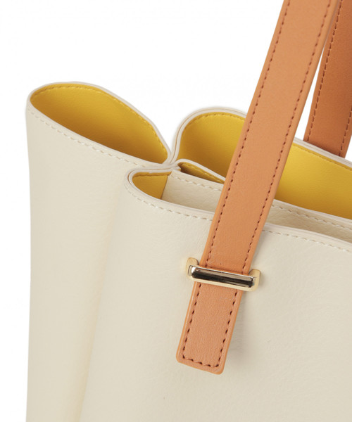 GLOBAL WORK（グローバルワーク）の「ポーチツキトート/819330（トートバッグ・レディース・ベージュ/パープル系その他5/オフホワイト/ブラック・FREE）」の17枚目の写真