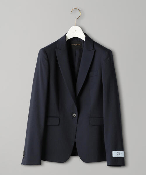 UNITED ARROWS（ユナイテッドアローズ）の「UPCB CERRUTI ピンストライプ 1ボタン ジャケット◆（テーラードジャケット・レディース・ネイビー/ライトグレー・34/36/38/40）」の10枚目の写真