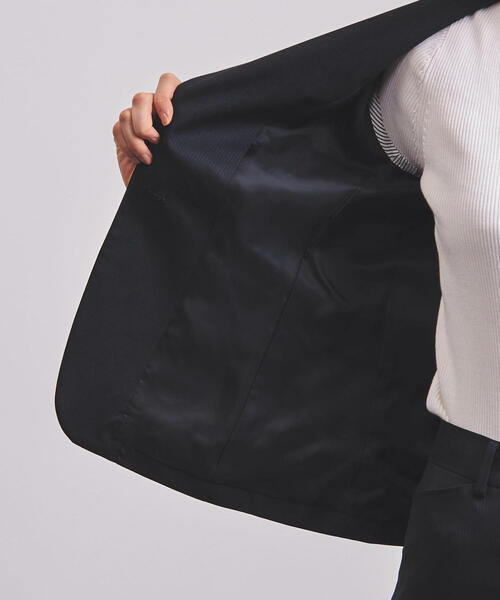 UNITED ARROWS（ユナイテッドアローズ）の「UPCB CERRUTI ピンストライプ 1ボタン ジャケット◆（テーラードジャケット・レディース・ネイビー/ライトグレー・34/36/38/40）」の8枚目の写真